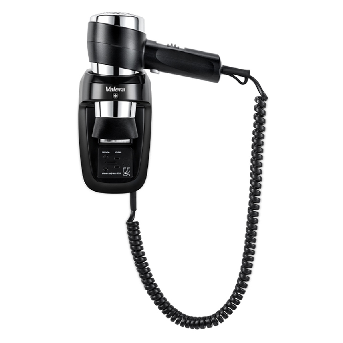 VALERA ACTION SUPER PLUS 1600 SHAVER BLACK/CHROME-1